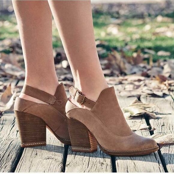 Women's Timberland Anckle Boots Company Marge Slingback Bootie Taupe ‎ Size 8 - Picture 3 of 7